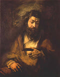Rembrandt the apostle simon 1661 Art A4 Photo Print