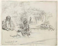 Rembrandt the bathers 1651 Art A4 Photo Print