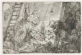 Rembrandt the circumcision in the stable 1654 Art A4 Photo Print