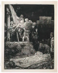 Rembrandt the descent from the cross by torchlight 1654 Art A4 Photo Print