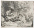 Rembrandt the flute player 1642 Art A4 Photo Print