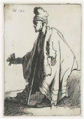 Rembrandt the leper lazarus clep 1631 Art A4 Photo Print