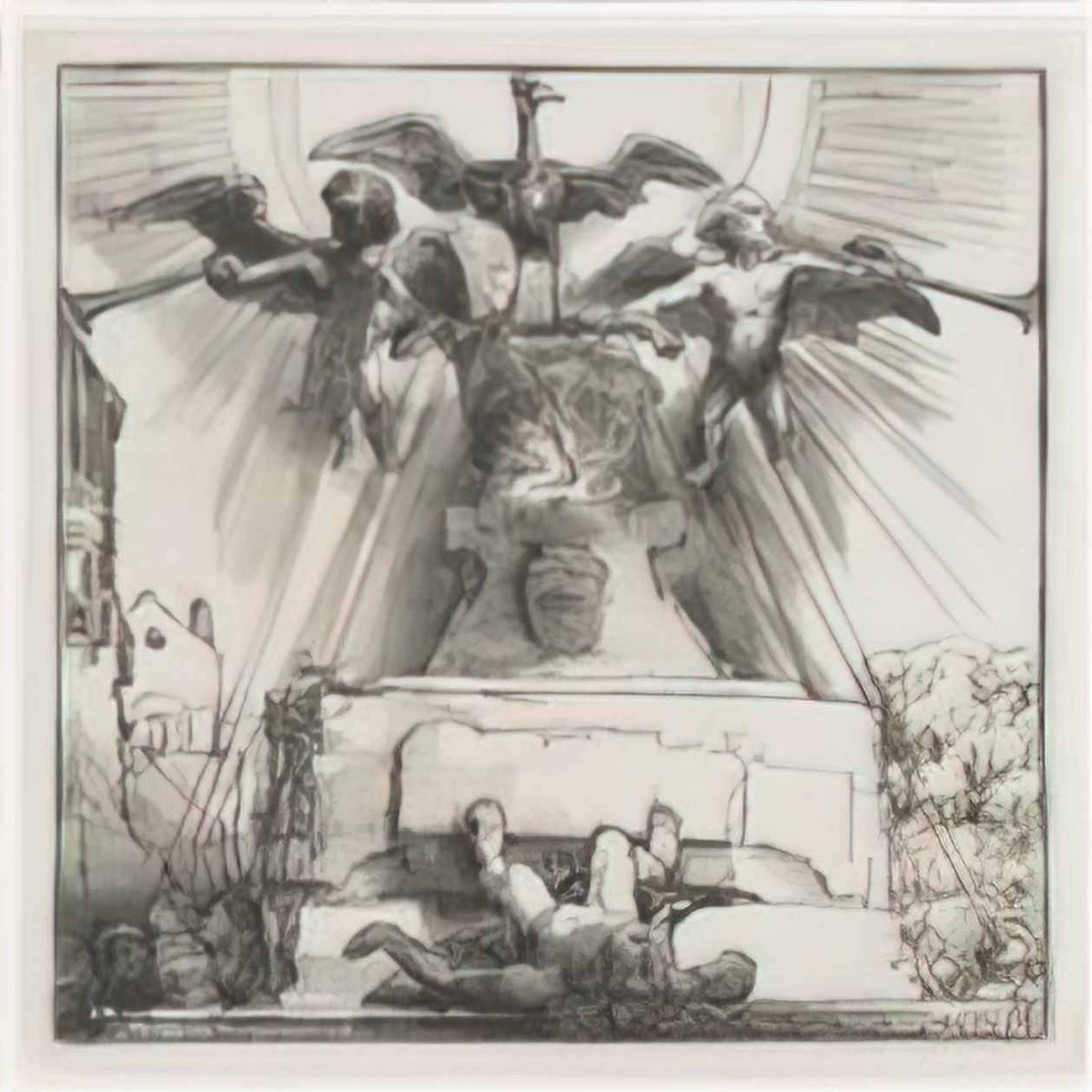 Rembrandt the phoenix or the statue overthrown 1658 Art A4 Photo Print