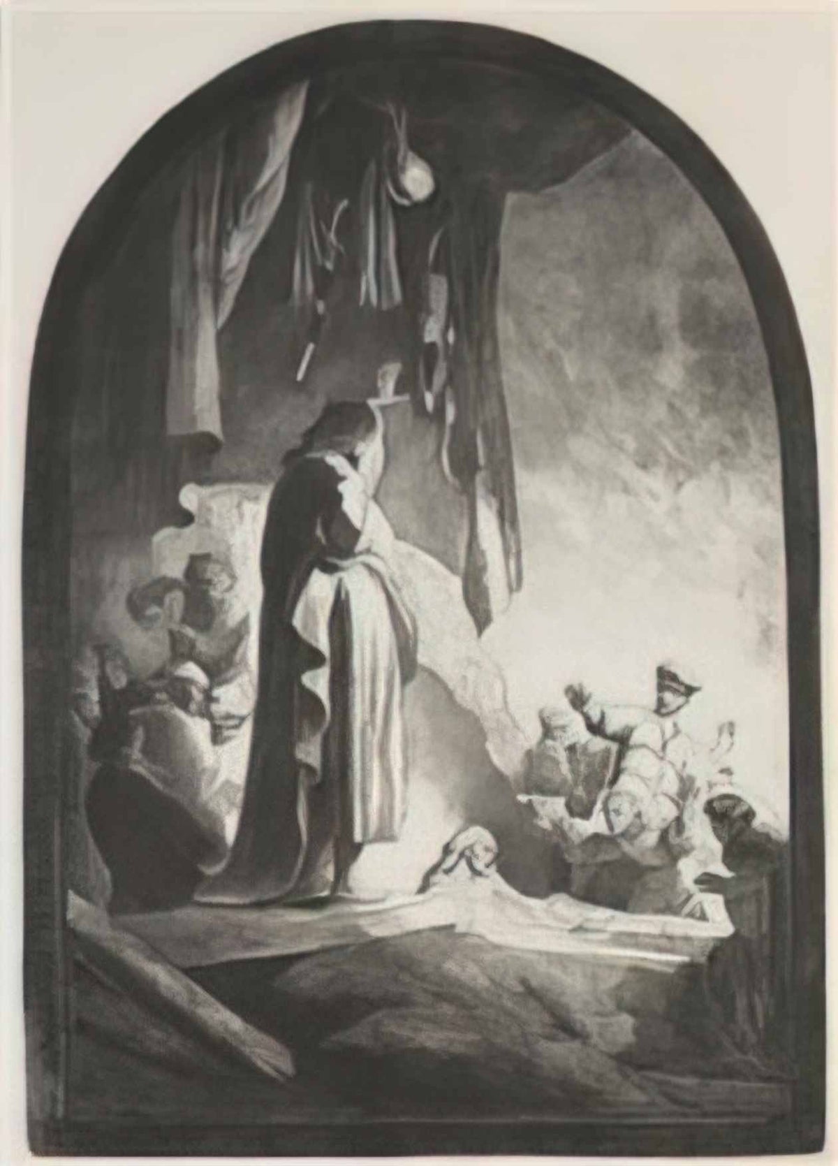 Rembrandt the raising of lazarus 1630 1 Art A4 Photo Print