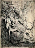 Rembrandt the small lion hunt Art A4 Photo Print