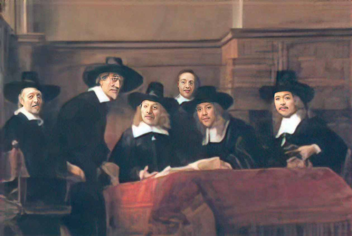 Rembrandt the syndics Art A4 Photo Print