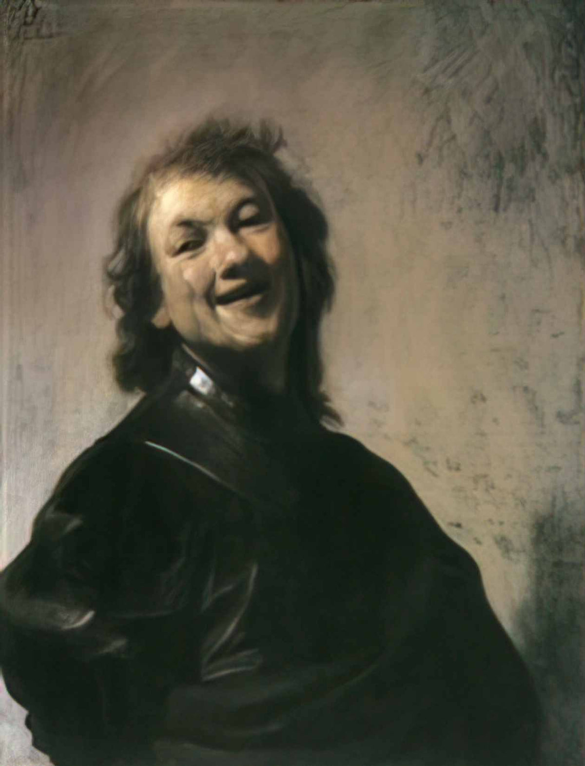 Rembrandt the young rembrandt as democritus the laughing philosopher Art A4 Photo Print