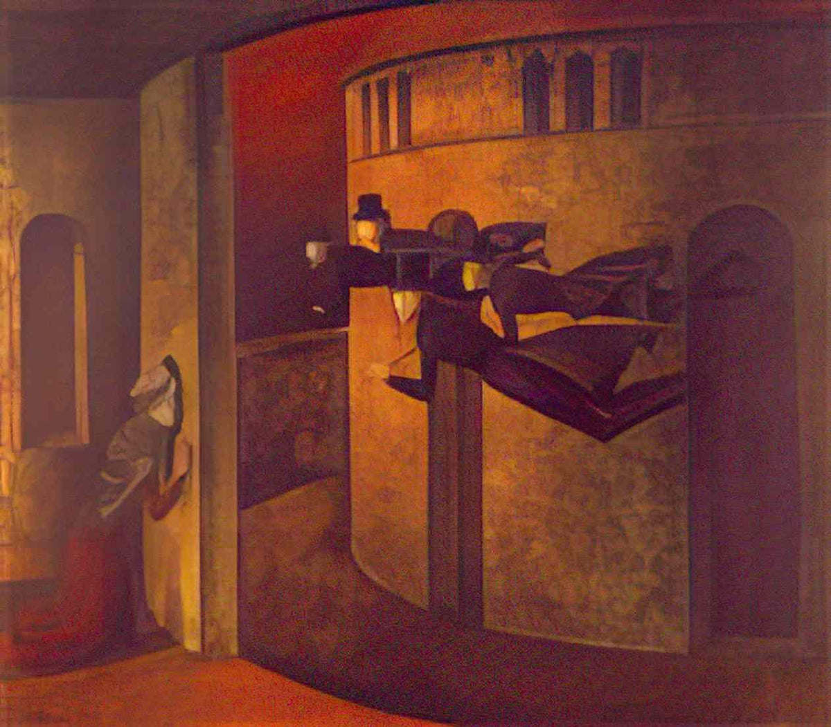 Remedios Varo bankersin action Art A4 Photo Print