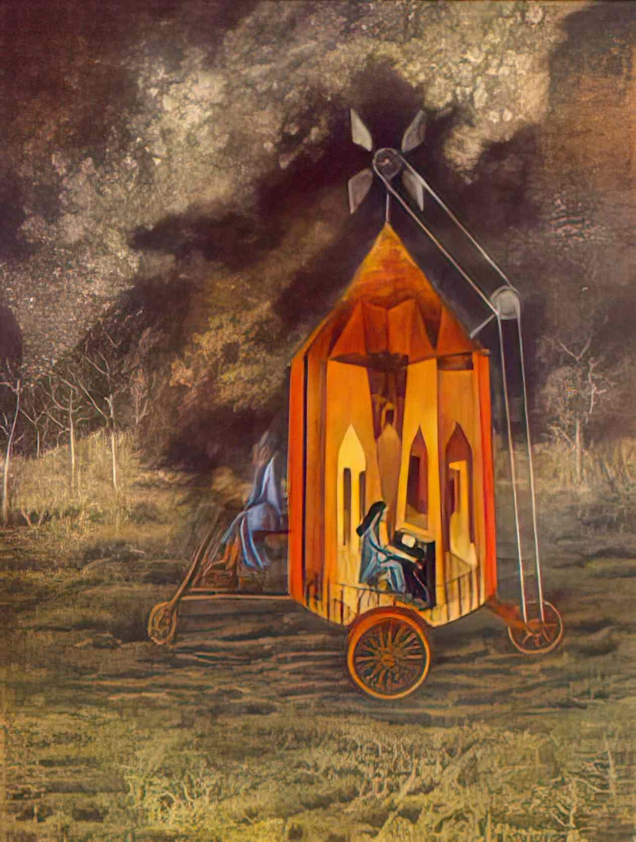 Remedios Varo caravan Art A4 Photo Print