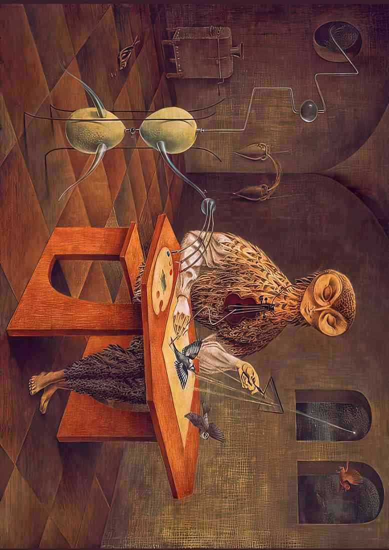 Remedios Varo creation of the birds A4 Photo Print