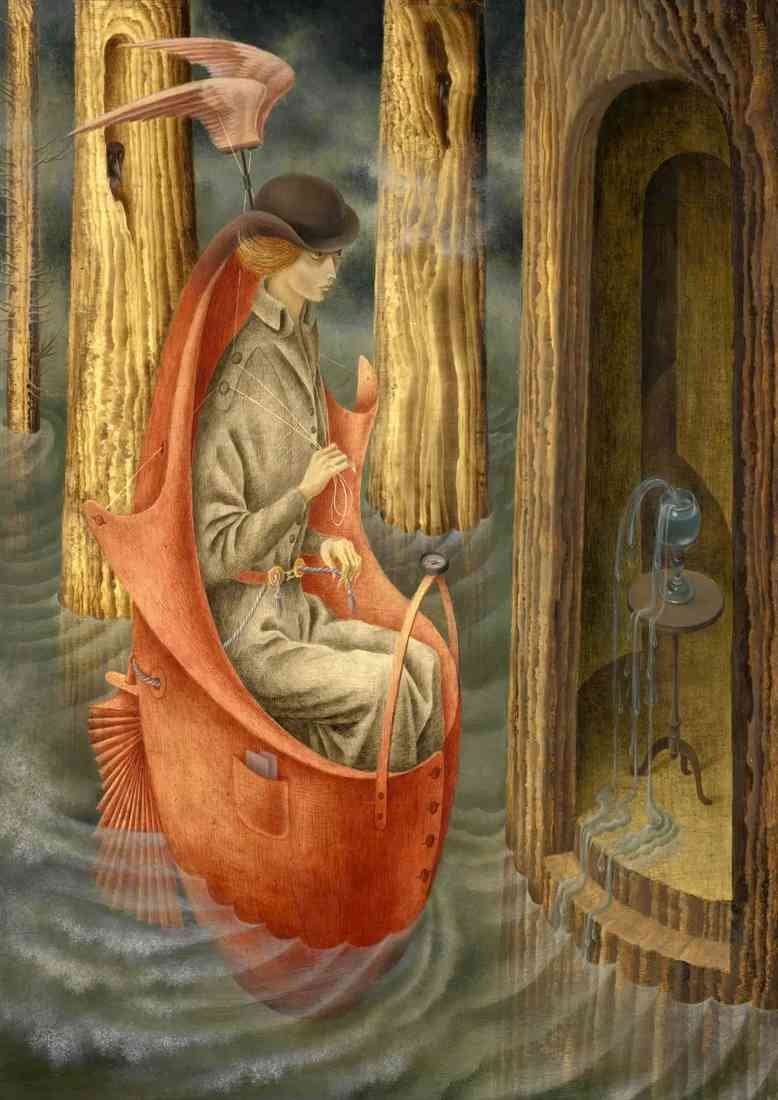 Remedios Varo exploring river of the source orinonoco CROP A4 Photo Print