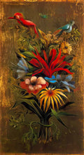 Remedios Varo floral bouquet with birds 1960 Art A4 Photo Print