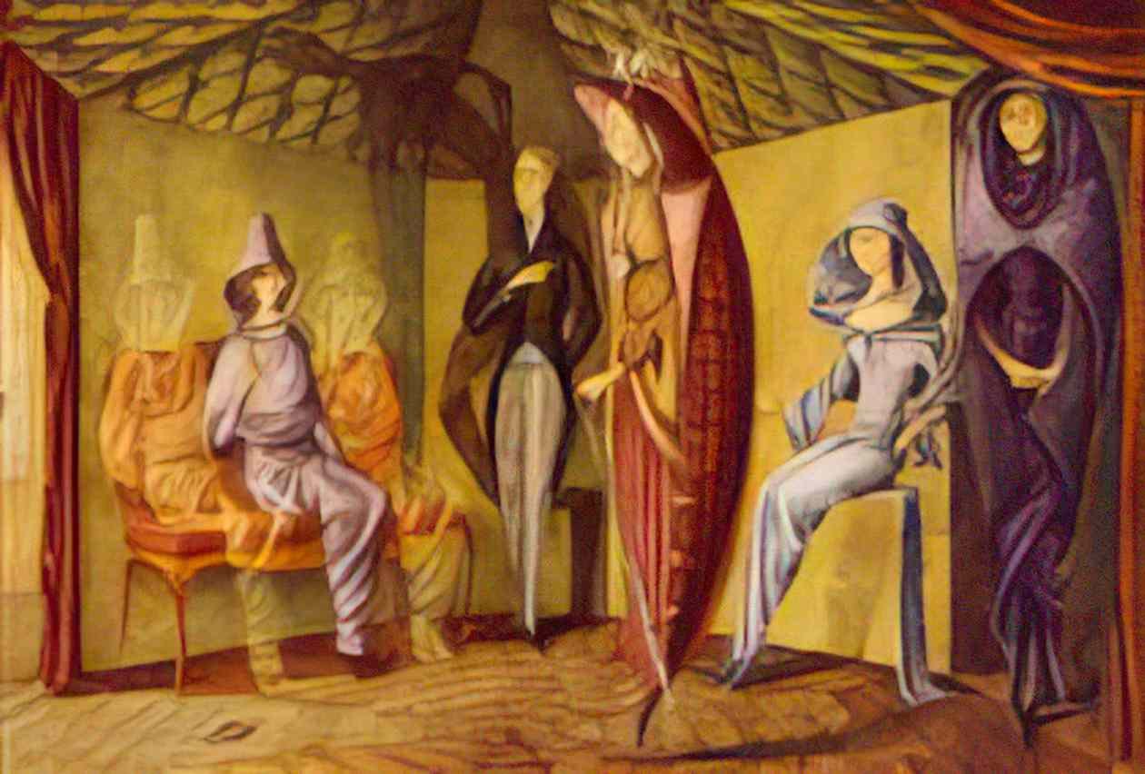 Remedios Varo ladies suit 1957 Art A4 Photo Print