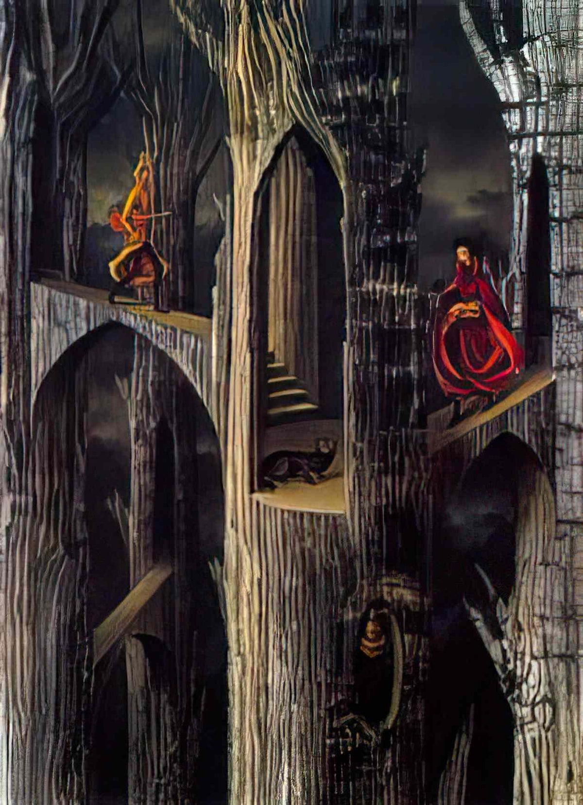 Remedios Varo plant architecture 1962 Art A4 Photo Print
