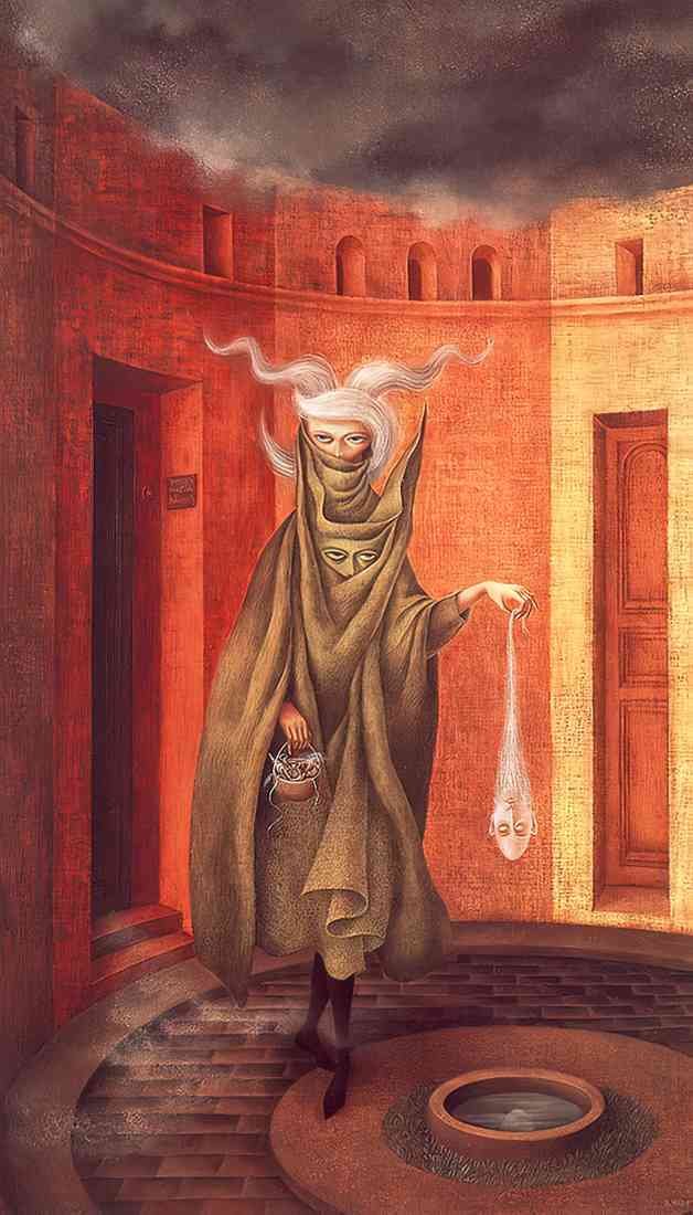 Remedios Varo saljendodel woman psychoanalyst 2 A4 Photo Print
