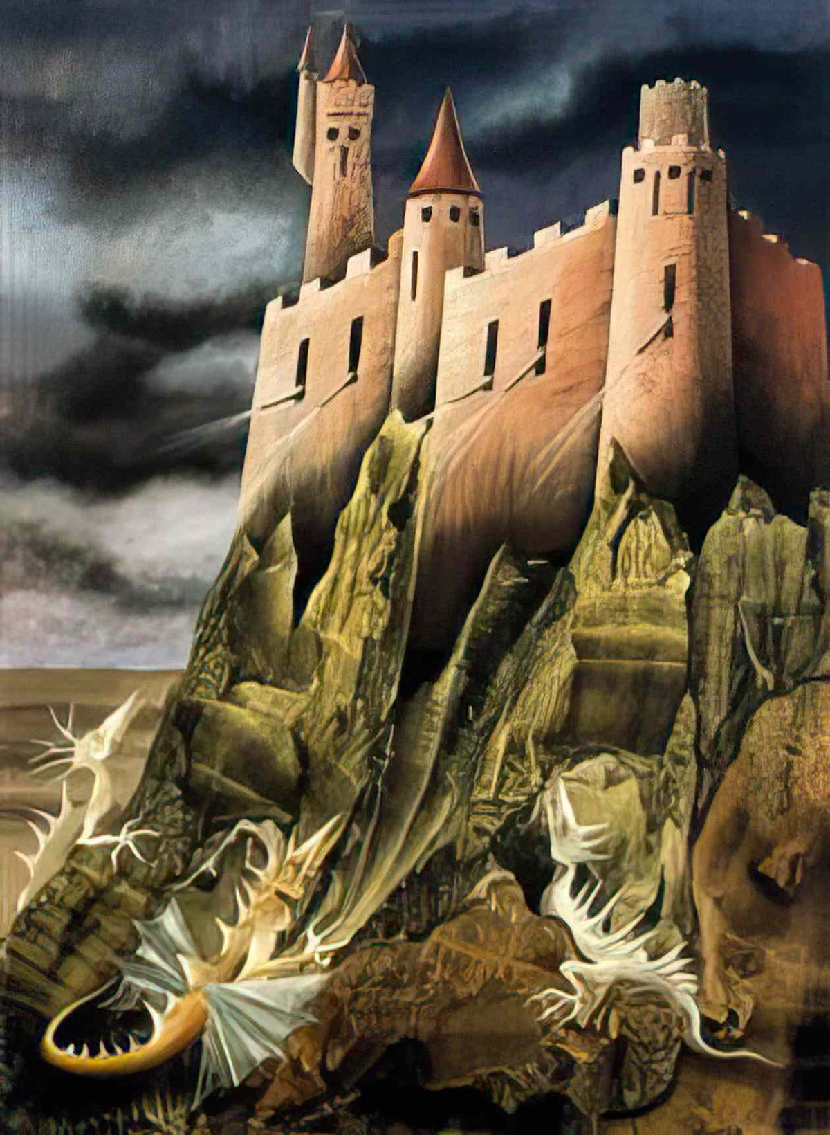 Remedios Varo the battle 1947 Art A4 Photo Print