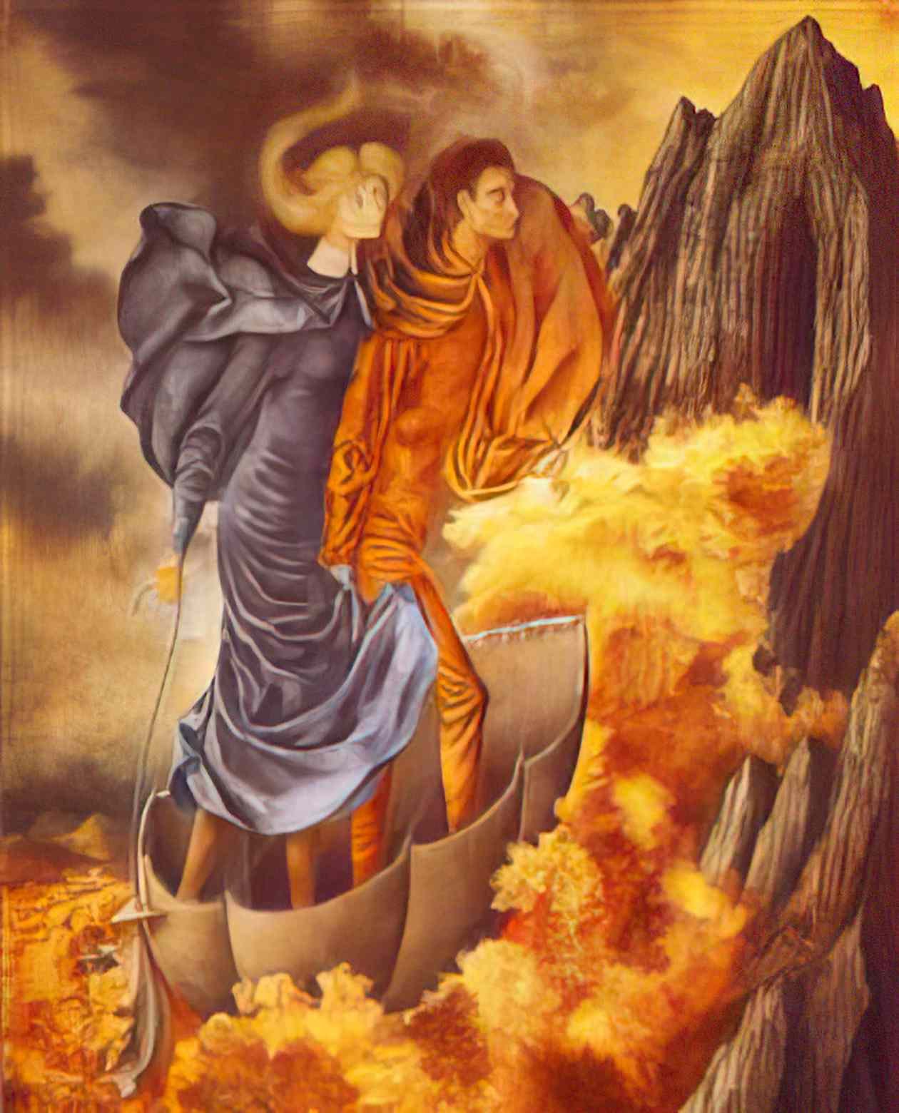 Remedios Varo the flight Art A4 Photo Print