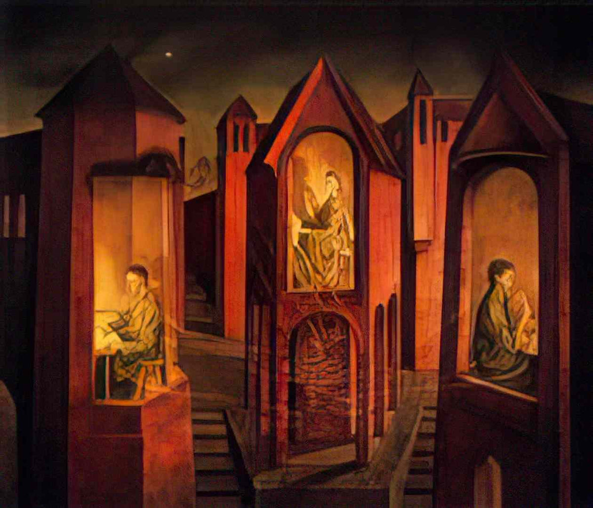 Remedios Varo three destinations 1956 Art A4 Photo Print