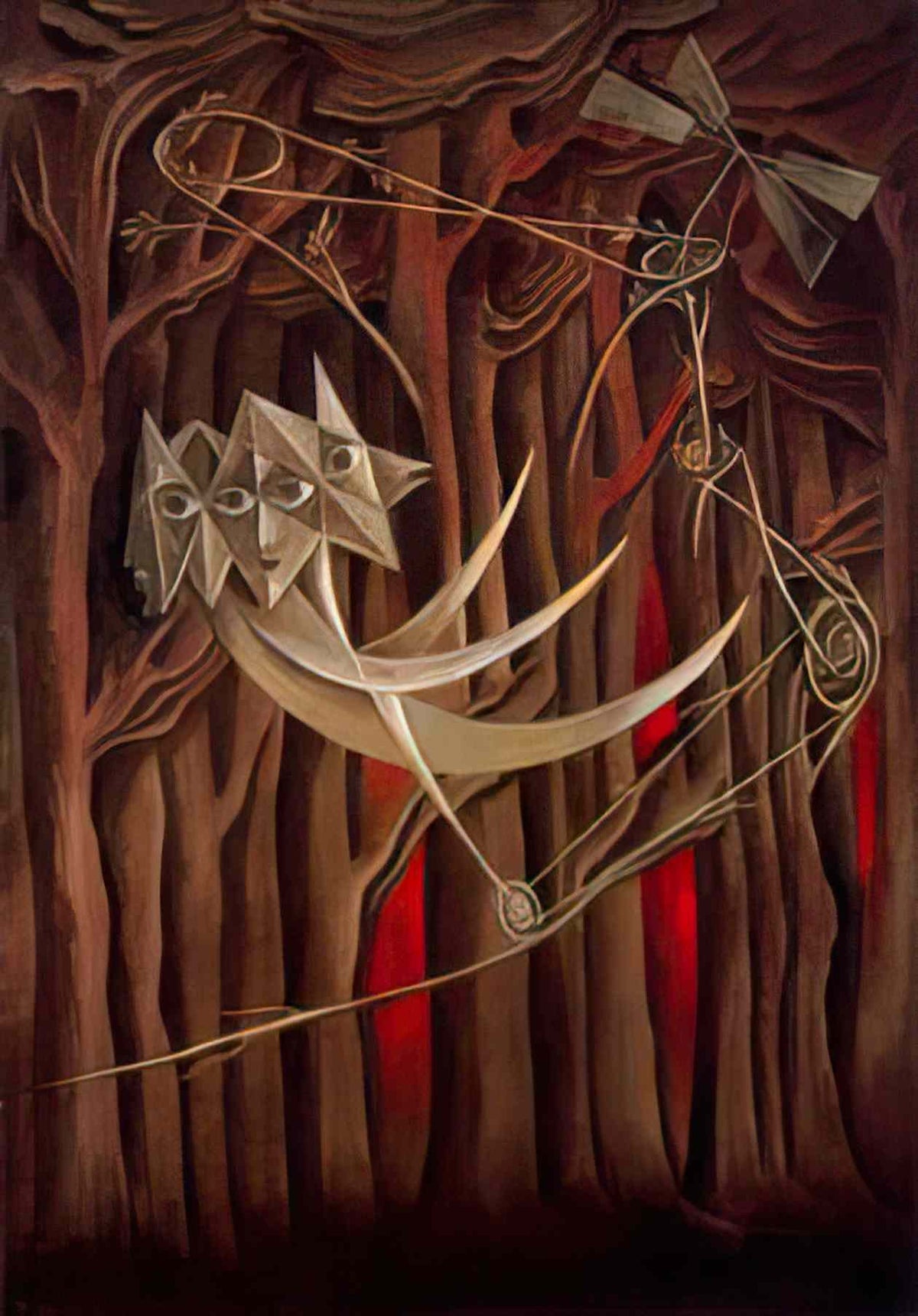 Remedios Varo tightrope walkers 1944 Art A4 Photo Print