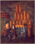 Remedios Varo towards the tower Art A4 Photo Print