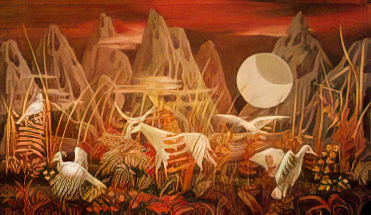 Remedios Varo valley of the moon 1950 Art A4 Photo Print