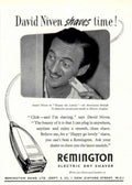 Remington Dry Shaver 1950s Vintage Retro Advert Poster