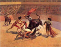 Remington Frederic Bull Fight In Mexico A4 Photo Print