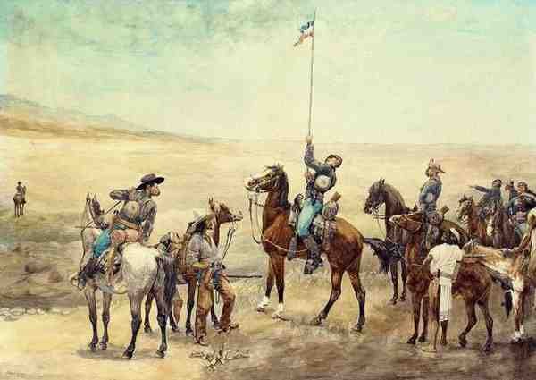 Remington Frederic Signaling The Main Command A4 Photo Print