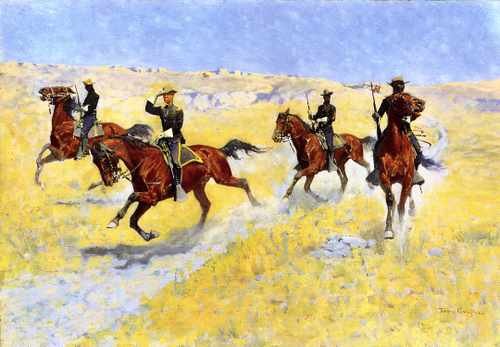 Remington Frederic The Advance A4 Photo Print