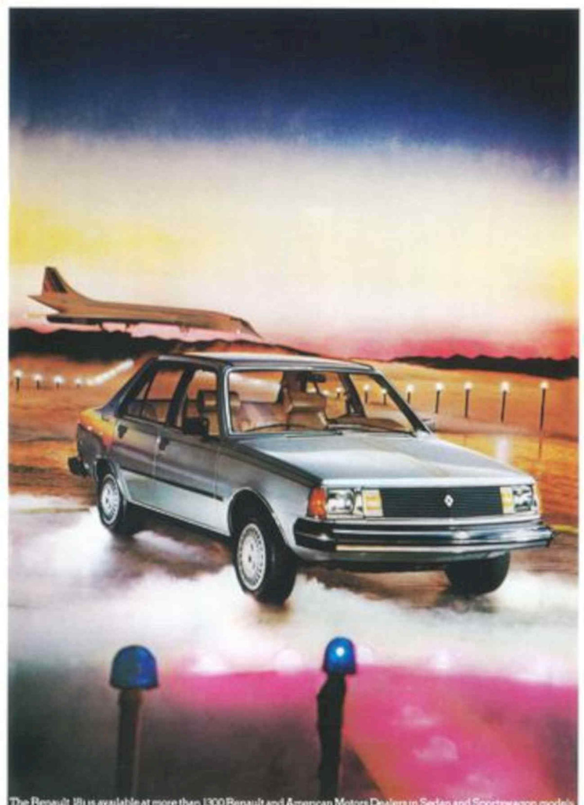 Renault 18 Desert Vintage Retro Advert Poster A4 Photo Print