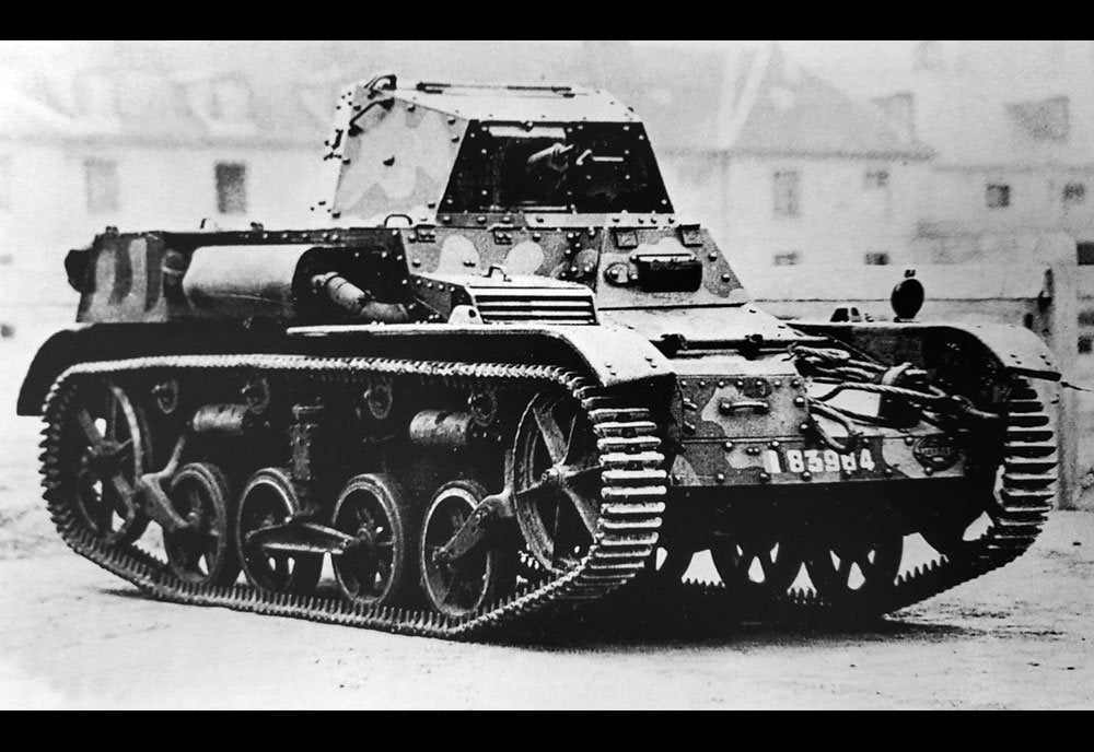 Renault Amr33 Light Cavalry Tank France A4 Photo Print