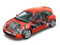 Renault Megane cutaway A4 Photo Print