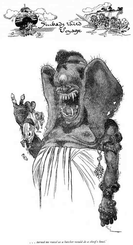 Rene Bull Page 044 Fairy Art Vintage Illustration A4 Photo Print