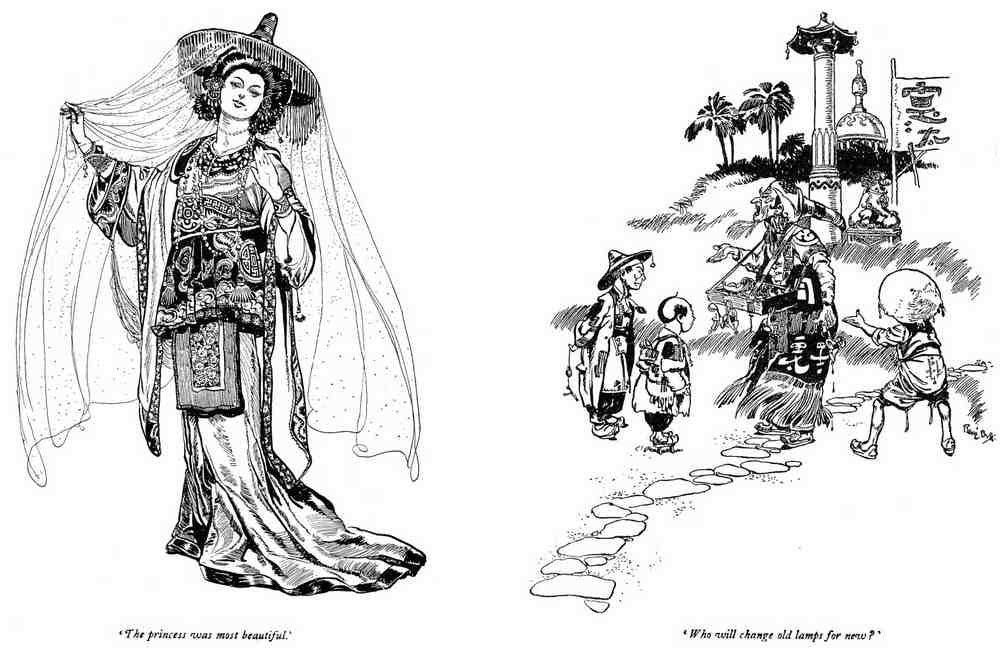 Rene Bull Page 095 Fairy Art Vintage Illustration A4 Photo Print