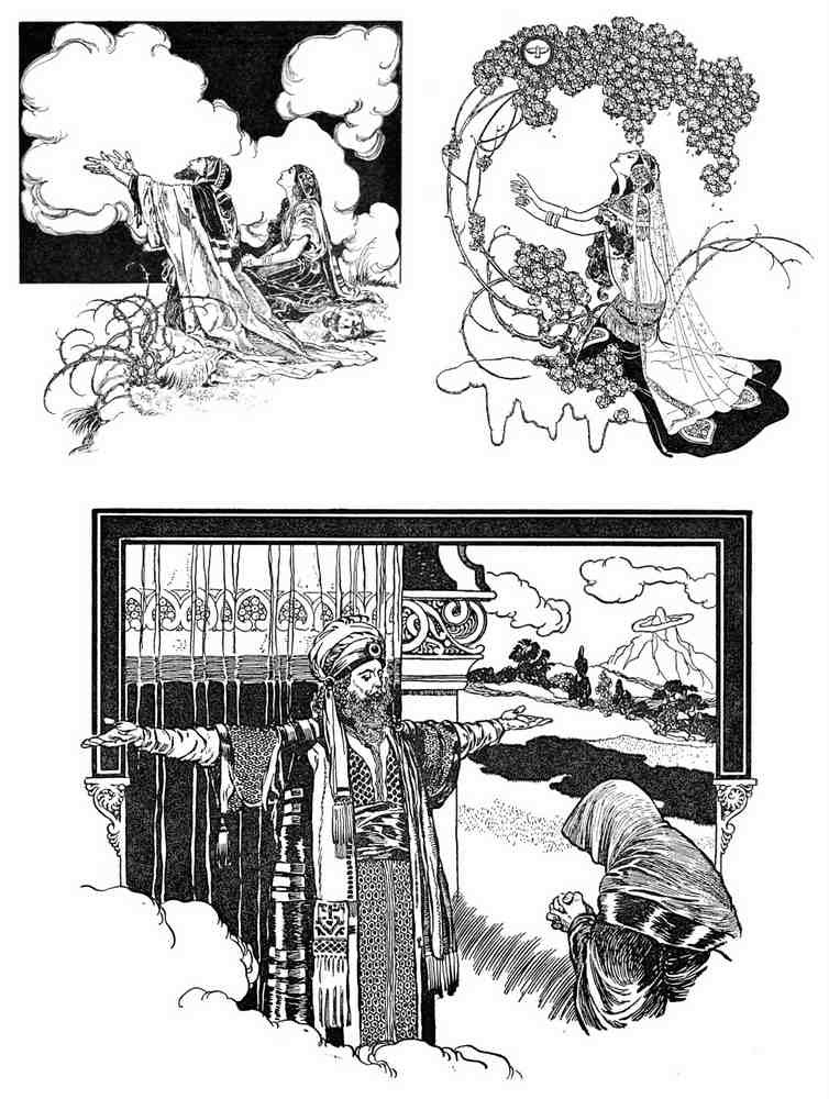 Rene Bull Page 123 Fairy Art Vintage Illustration A4 Photo Print