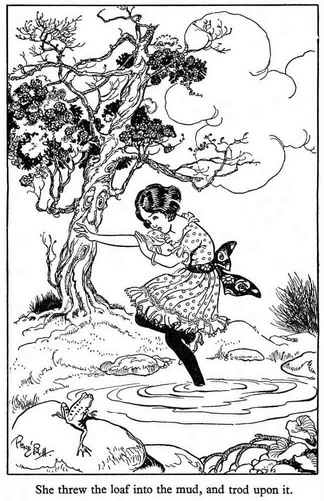 Rene Bull Page 131 Fairy Art Vintage Illustration A4 Photo Print