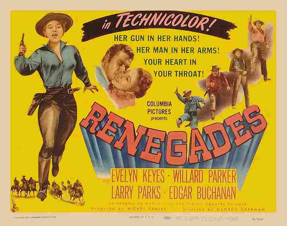 Renegades 1946 02  film star poster A4 Photo Print