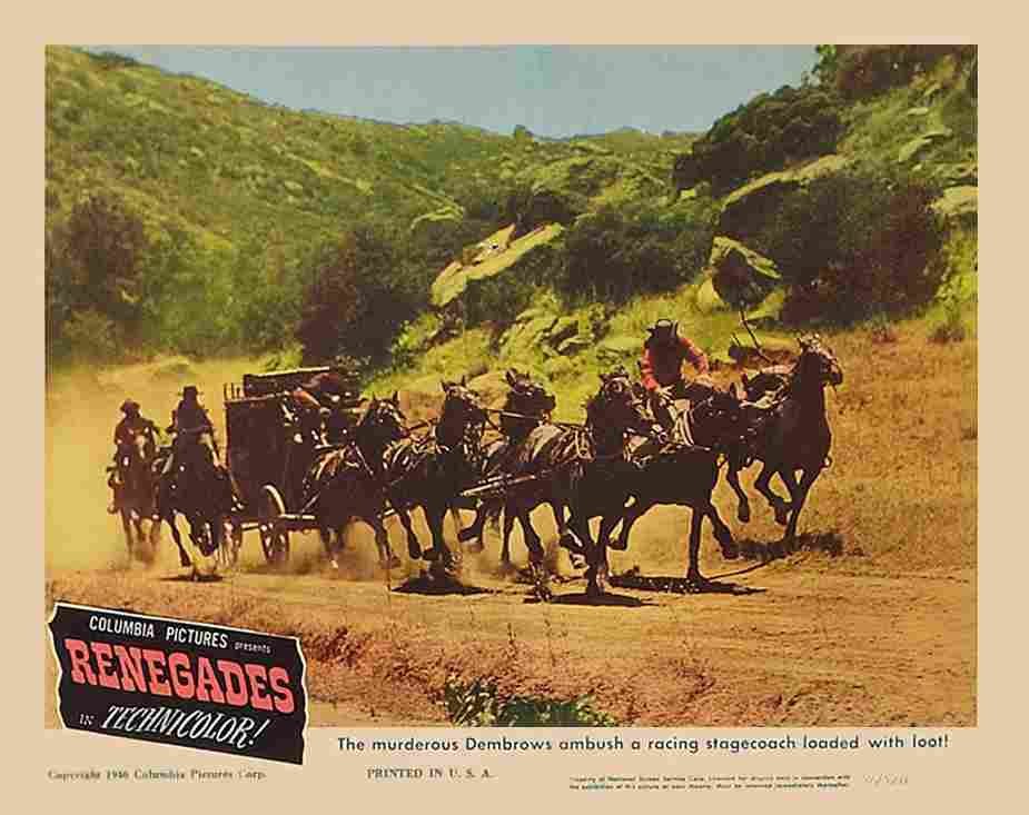 Renegades 1946 06  film star poster A4 Photo Print