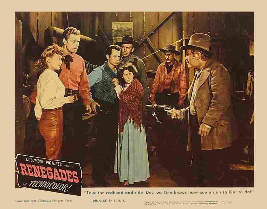 Renegades 1946 07  film star poster A4 Photo Print