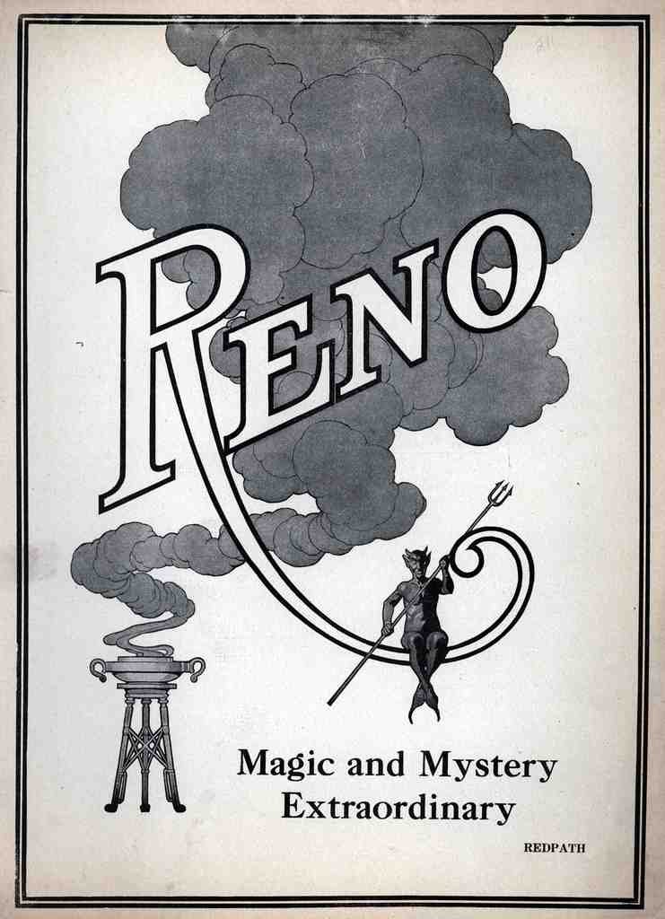 Reno 2 Magic Magician Vintage A4 Photo Print