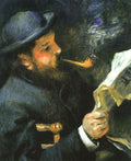 Renoir Claude Monet Reading, 1872, Oil On Canvas, MusEe Mar Art A4 Photo Print