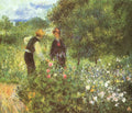 Renoir Conversation With The Gardener, Approx. 1875, Oil On Art A4 Photo Print