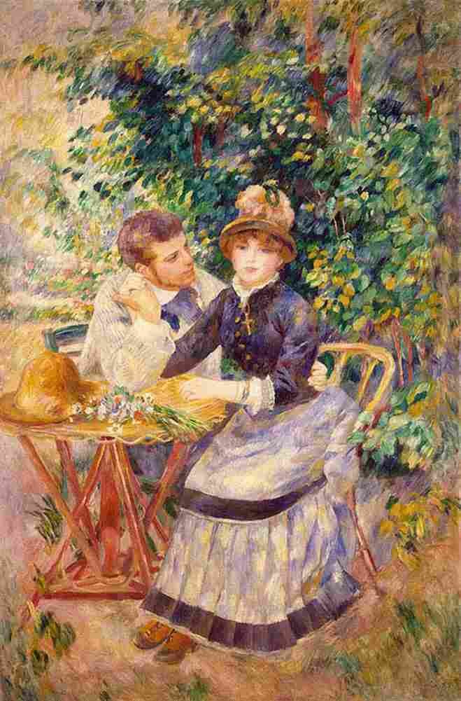Renoir In the Garden Art A4 Photo Print
