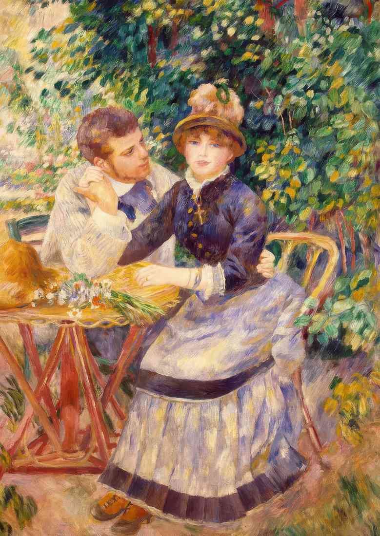 Renoir In the Garden CROP A4 Photo Print