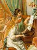 Renoir Juenes Filles Au Piano (Girls At The Piano), 1892, 1 Art A4 Photo Print