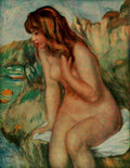 Renoir Pierre Auguste 1841 1919 Baigneuse on a Rock 1892 A4 Photo Print
