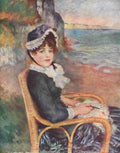 Renoir Pierre Auguste 1841 1919 By the Seashore A4 Photo Print