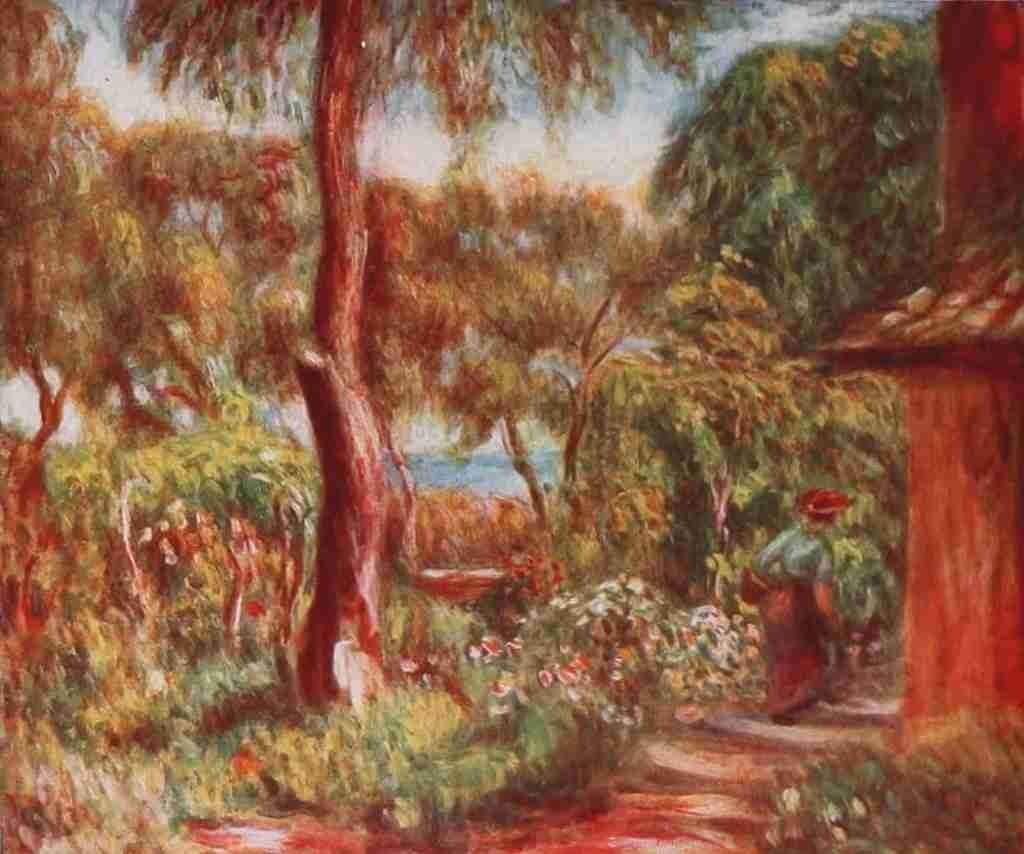 Renoir Pierre Auguste 1841 1919 Garden at Cagnes A4 Photo Print
