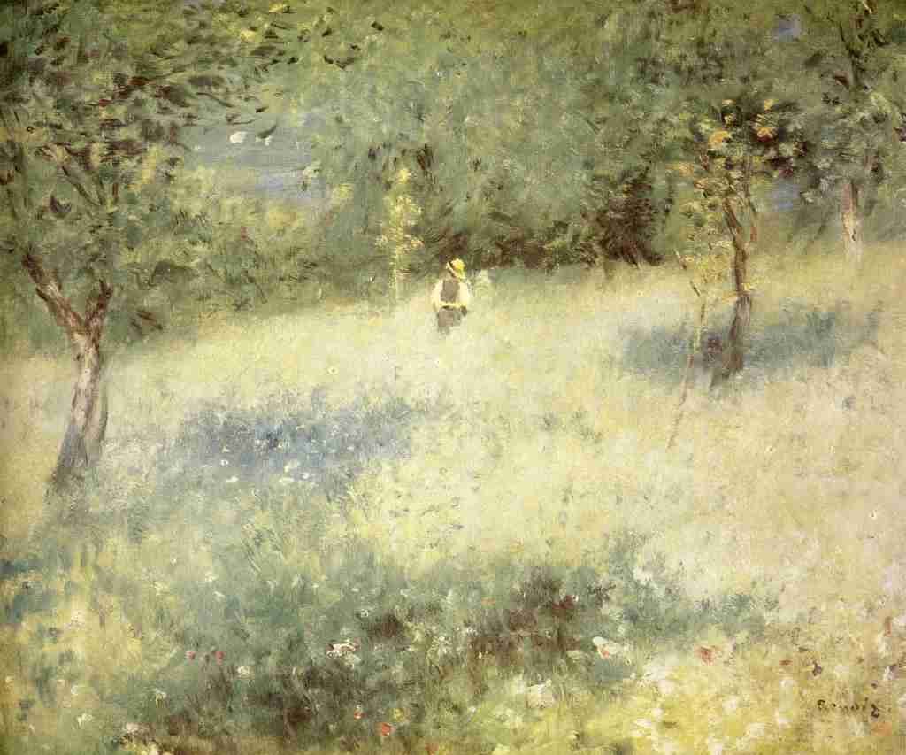 Renoir Pierre Auguste 1841 1919 Spring A4 Photo Print
