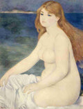 Renoir Pierre Auguste 1841 1919 The Blonde Bather A4 Photo Print